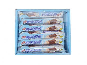 Печенье арт. 423514/421794 В глазури с молочной начинкой 11 г 30 шт. голубая кор.'*#