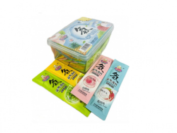 Желе арт. 810025 Фруктовое 30 г в пак. вкусы микс 40 шт. пласт. контейнер;'/