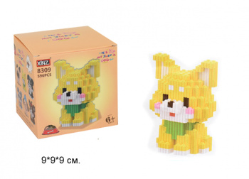 Конструктор арт. 8309-802 Микро Лисенок сидит 596 дет. в кор.=|