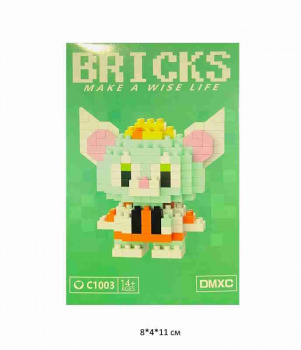 Конструктор арт. C1003 Микро Лисенок 165 дет. в кор.~