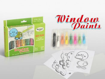 Набор для творчества арт. 708123-3 Витражные краски 8 цветов в зеленой коробке=