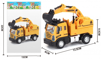 Экскаватор  арт. 7134L3" Инерционный в пакете 13*22*6