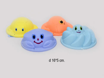 Формочка для песка арт. б/а 4вида (48шт.) 1шт. в пак.°