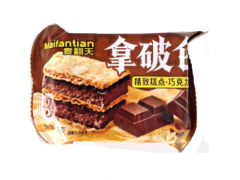 Печенье арт. 600573 Торт "Наполеон" с шоколадной начинкой 28 г 20 шт. упаковка;