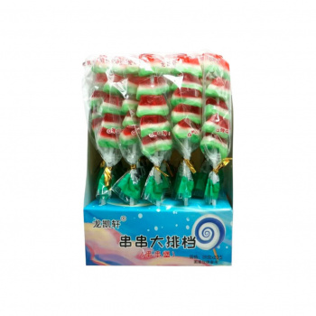 Мармелад арт. 313521-1 "Дольки арбуза" на палочке 20 г 20 шт. в кор.*,