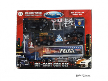 ПУ_Набор машин арт. 5958Р-1 металл полиция ПУ_Набор машин арт. 5958Р-1 металл полиция