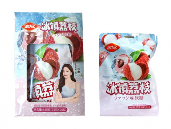 Конфета арт. 930561/930516 Жевательная "Ледяное личи" 23 г 20 шт. в кор.'#,/